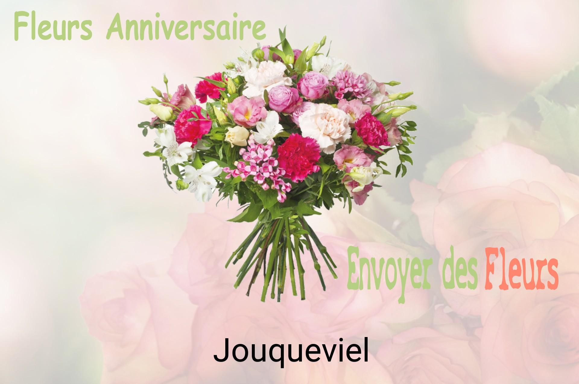 Bouquet de fleurs d’anniversaire livré à Jouqueviel