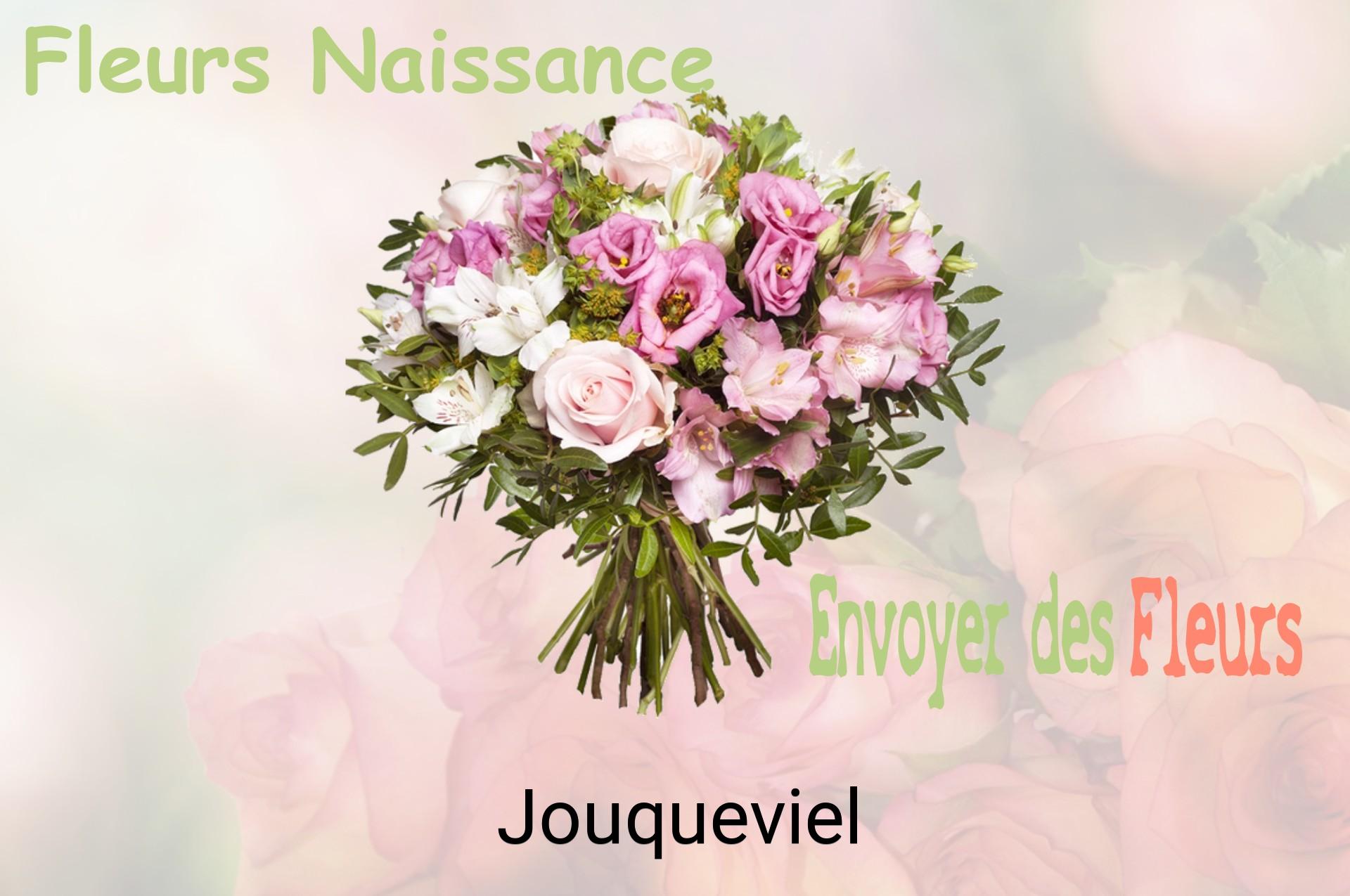 Bouquet de fleurs de naissance livré à Jouqueviel