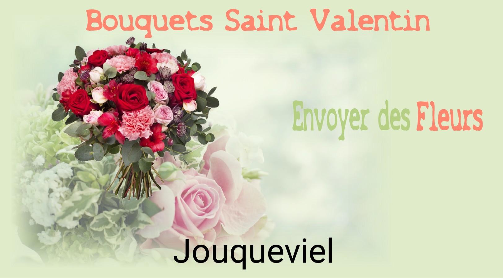 Roses de Saint-Valentin livrées à Jouqueviel